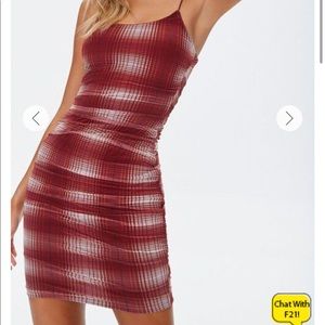 Cinched sided mini dress